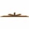 Ekena Millwork Saratoga Timber Gable Bracket, Western Red Cedar, 108"W x 22"H x 3 1/2"D x 5 1/2"F, 5/12 Pitch GBW108X22X0406SAR00SWR - alternate 3